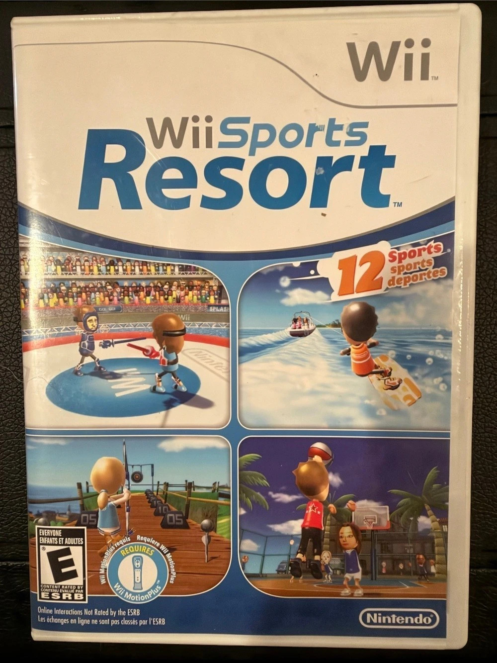 Nintendo Wii Sports Resort Wii Game Disc & Case